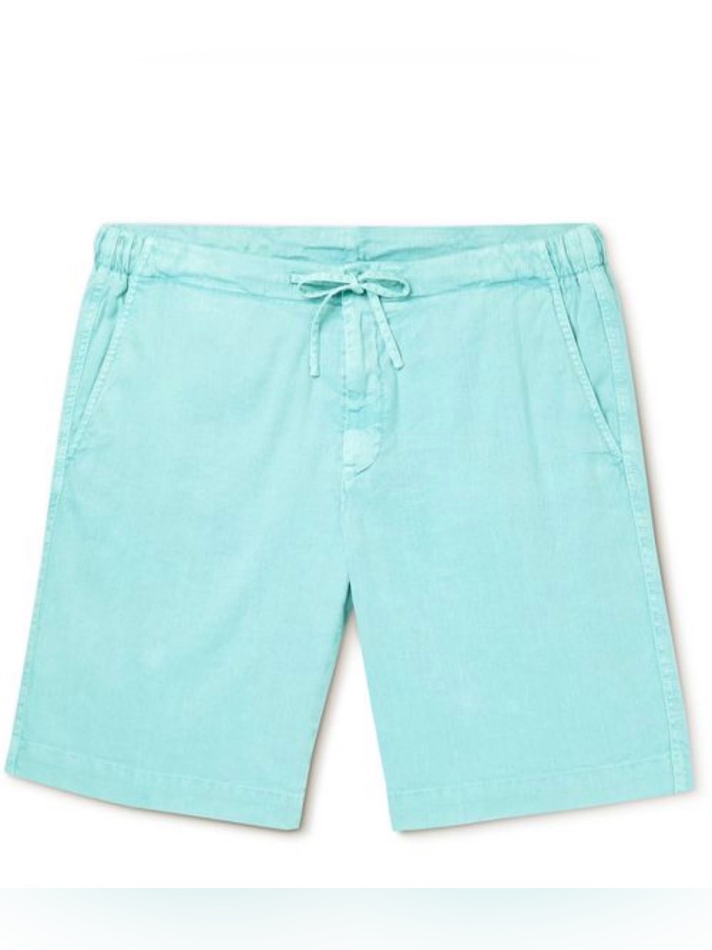 Boca Classics Islandwear FF Linen Blend Bermuda Short in Blue Men’s 2XL